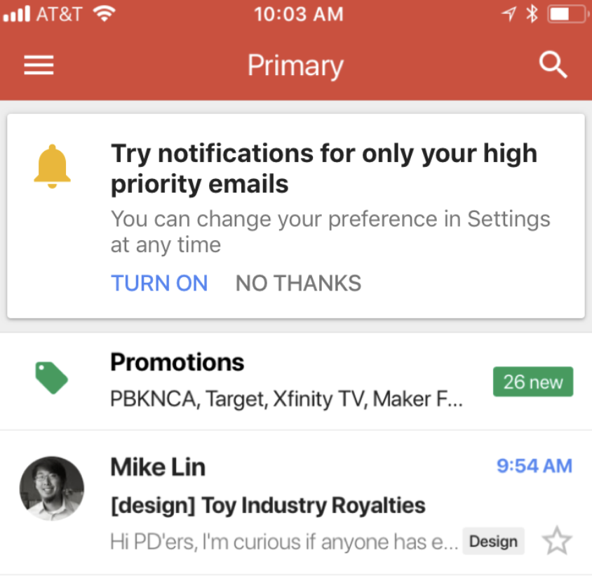 High-Priority Emails