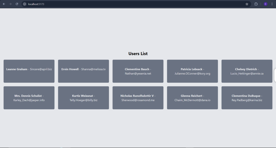 Users List
