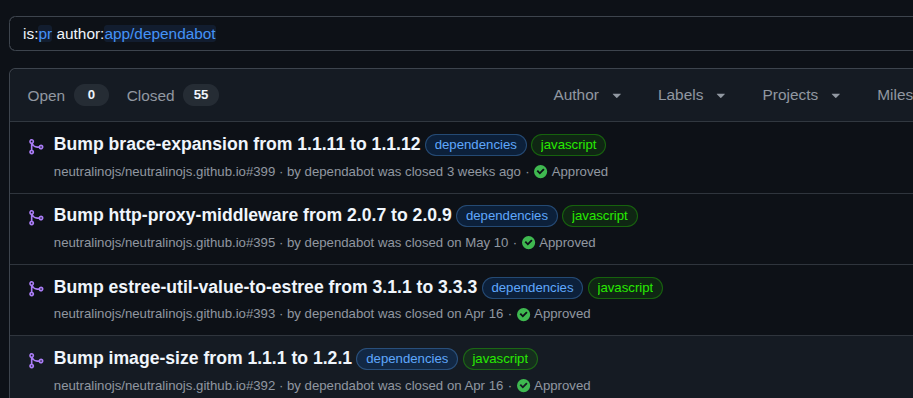 git hub depend bot
