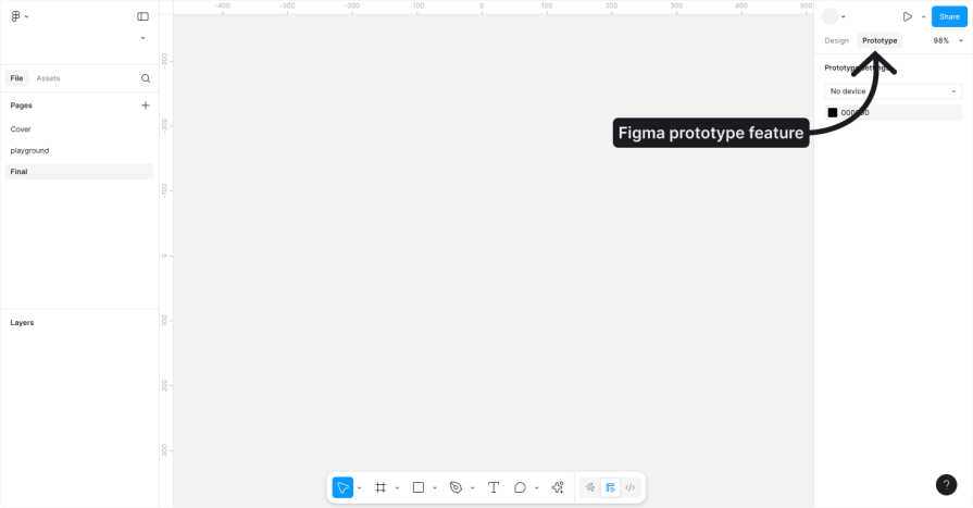 Figma Prototype Feature