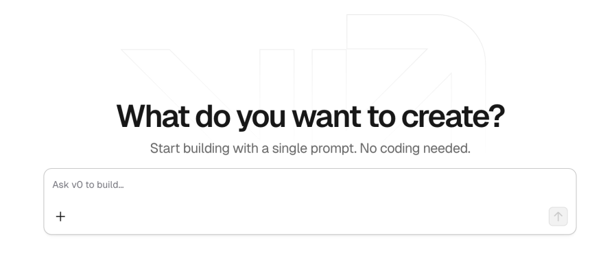 v0 Prompt To Create