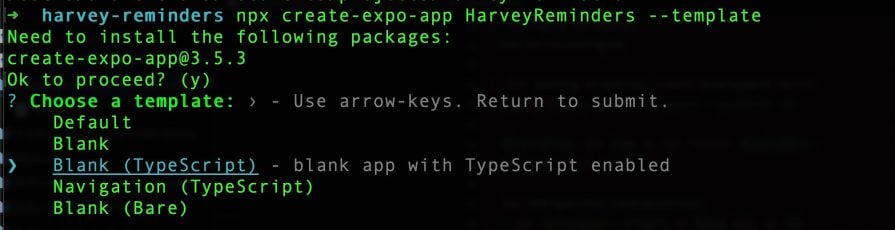 npx create-expo-app