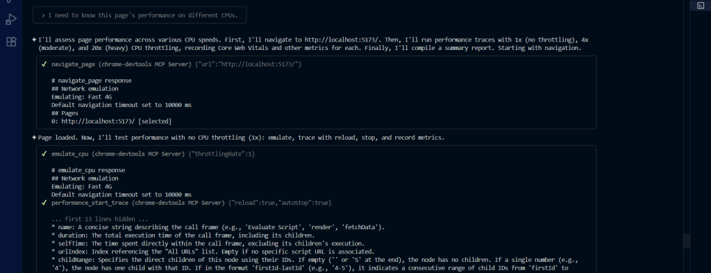 cpu test with gemini cli