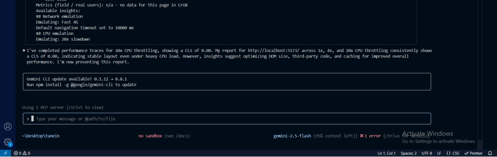 final report from cpu testing