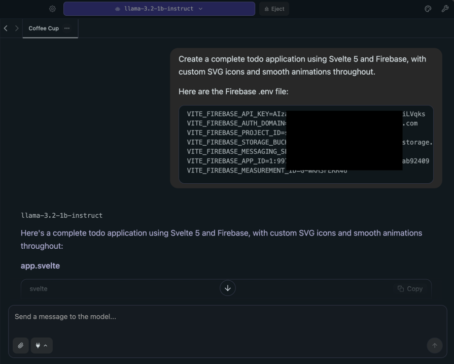 results of CRUD testing