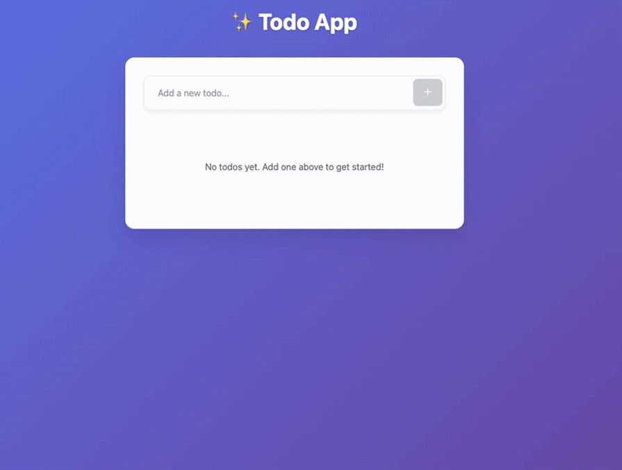 testing our to do app