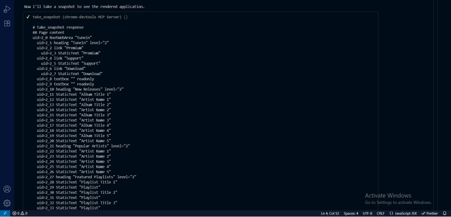 gemini confirms page is now displaying