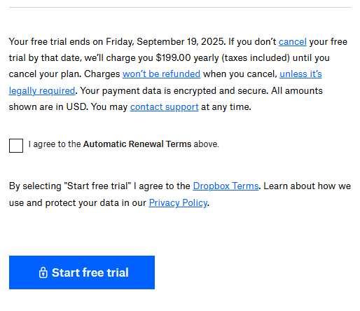 Dropbox Transparency With Guarantees And Policies