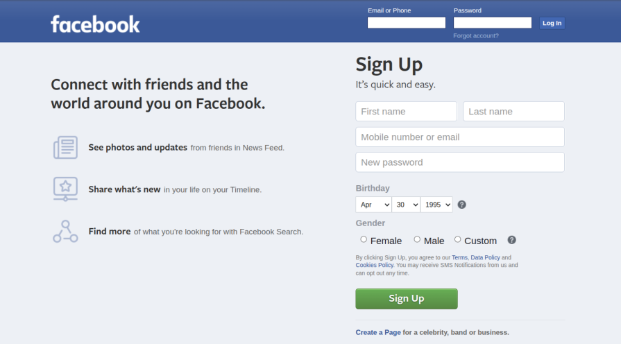 Facebook In 2020