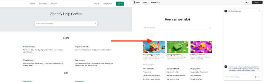 Shopify’s Old Helpdesk Vs. New AI-First Helpdesk