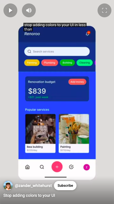 Before UI Example
