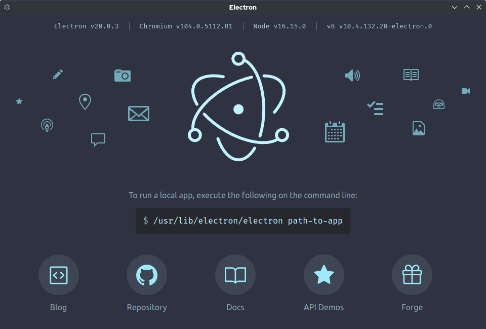 Desktop App Created Using Electron Framework