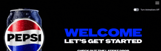 Maximinimalism Concept On The Pepsi Website