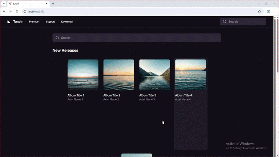 gif of page contents overlapping