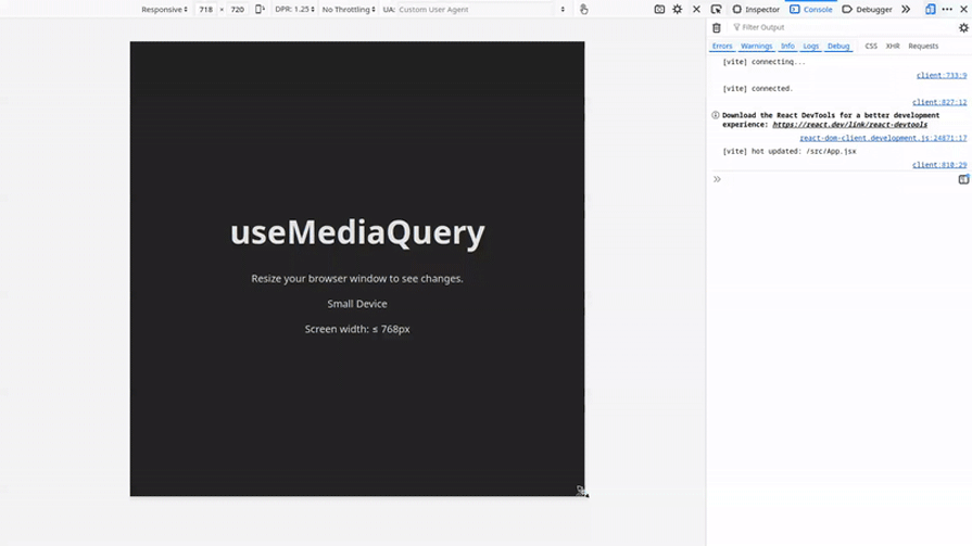 gif of use media query