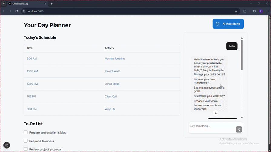 gif of final ai elements app