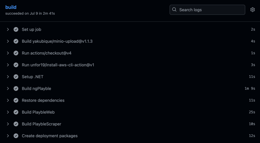 console app that executes every so often to collect details (PlaybleScraper)