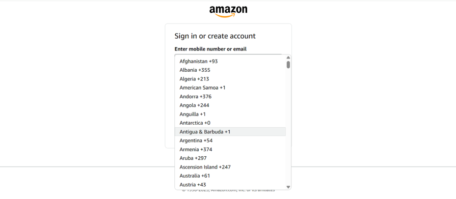 Amazon Simple Dropdown Menu