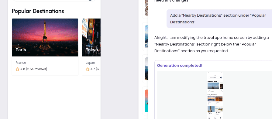 Redesigning AI-Generated Screens