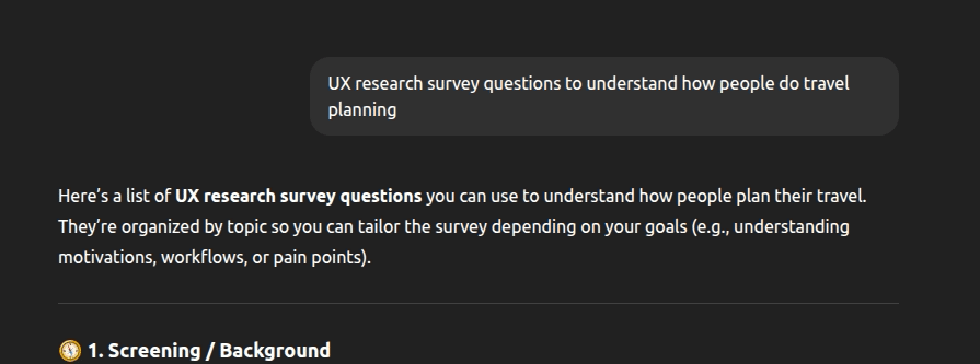 Using AI For UX Research