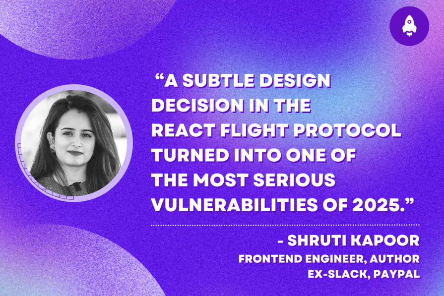 react 2 shell vulnerability shruti kapoor