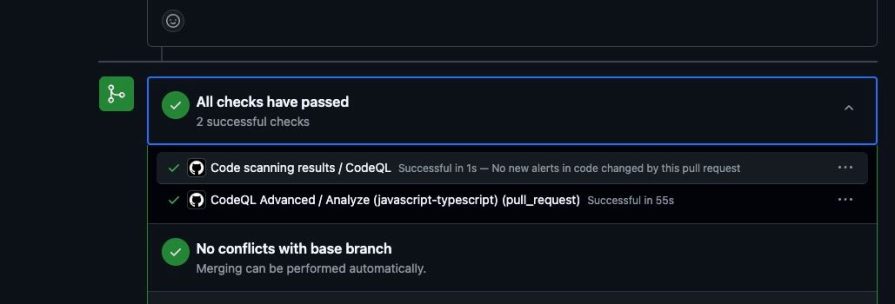 set up CodeQL to run automatically as a GitHub action and status check in your Git repos