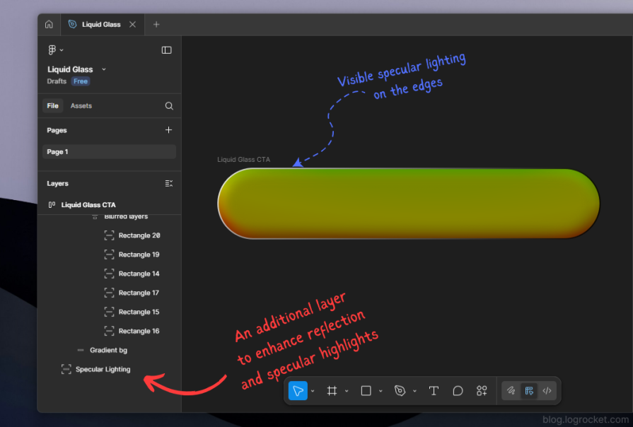 Specular rim map used for highlights
