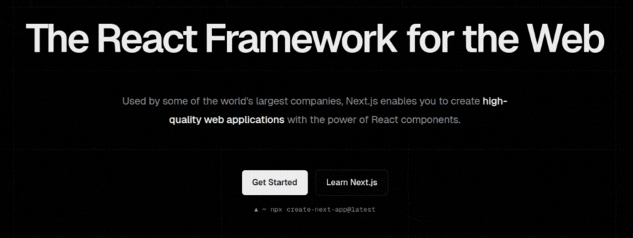 Next.js Hero Section Example