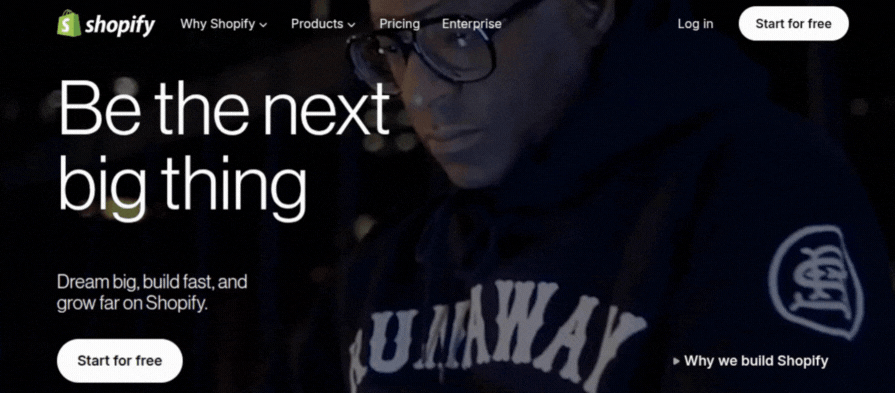 Shopify Website Video Hero Section