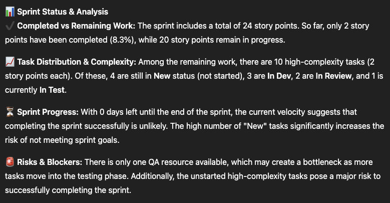 AI-Generated Sprint Update