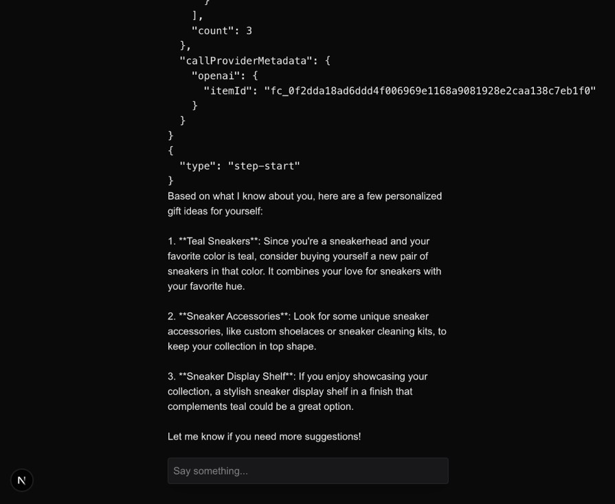 Final Response to User