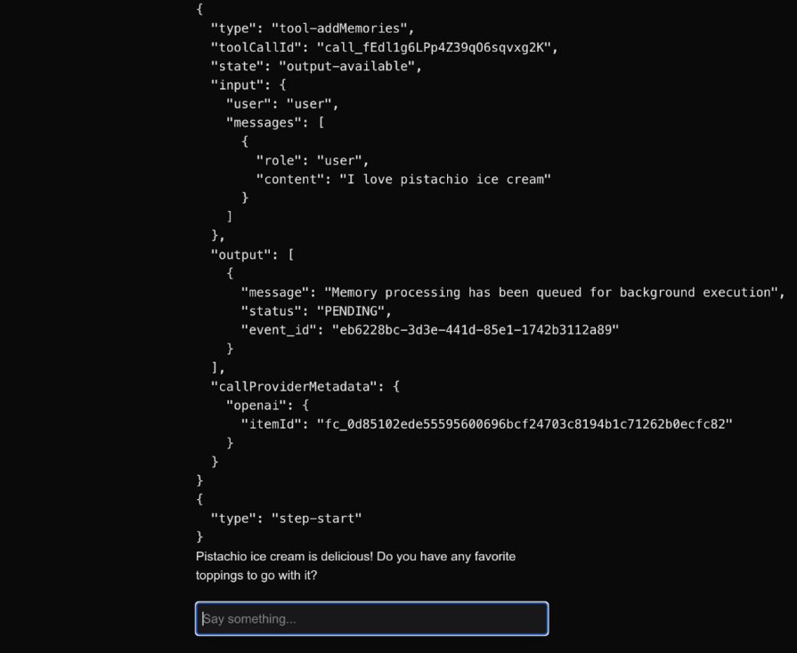 mem0 AI SDK Integration