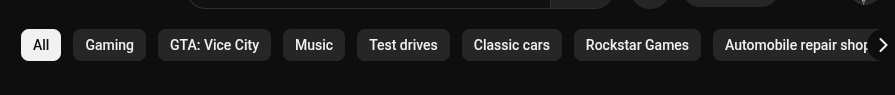 YouTube Filter Tags
