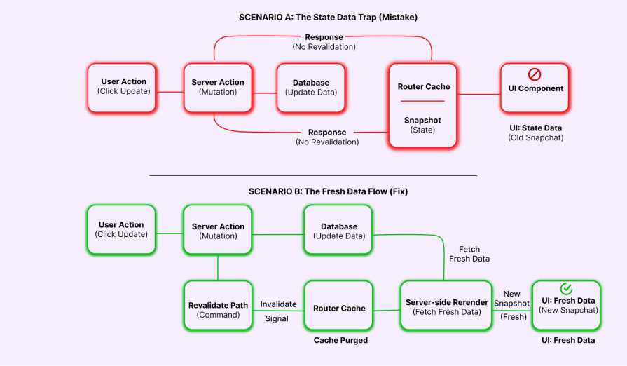 State Data Trap Vs Fresh Data Flow