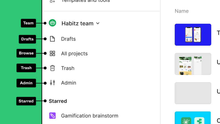 global vs. app-level navigation