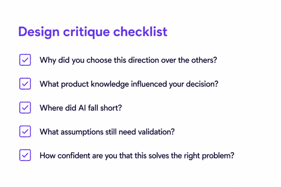design critique checklist