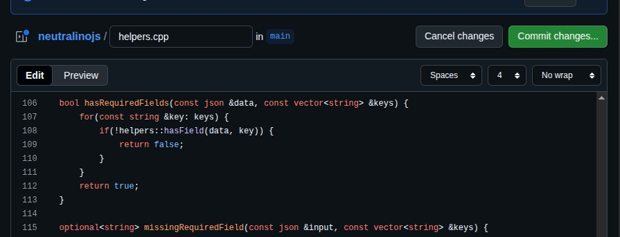 GitHub autofills Git commit messages