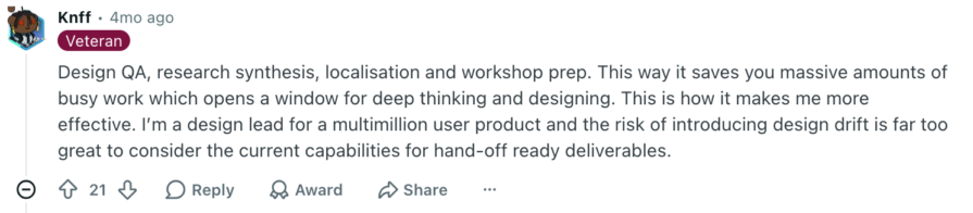 design leader on AI adoption