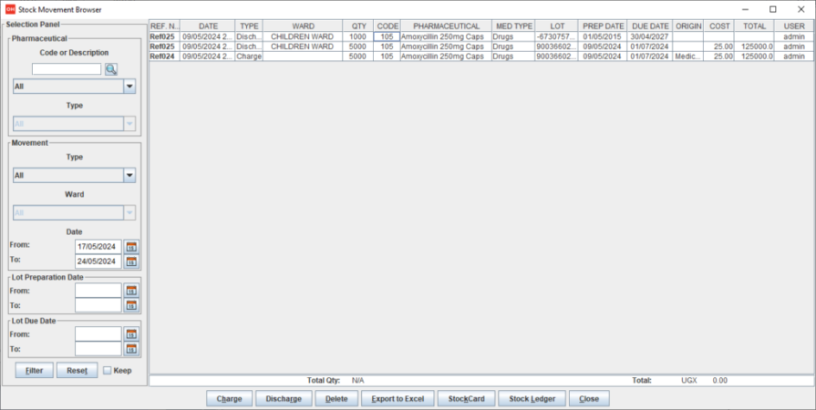 traditional enterprise system UI example